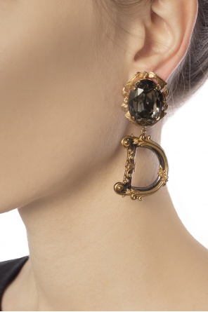 Branded brass clip-ons, zdjęcie 2 Branded brass clip-ons od Dolce & Gabbana